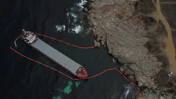Karaya oturan gemi ihaleyle satışa çıkıyor. 7 milyon TL'ye satılması bekleniyor