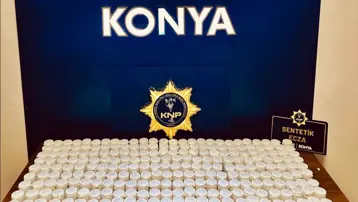 Konya'da yapılan uyuşturucu operasyonlarında 110 kişi tutuklandı