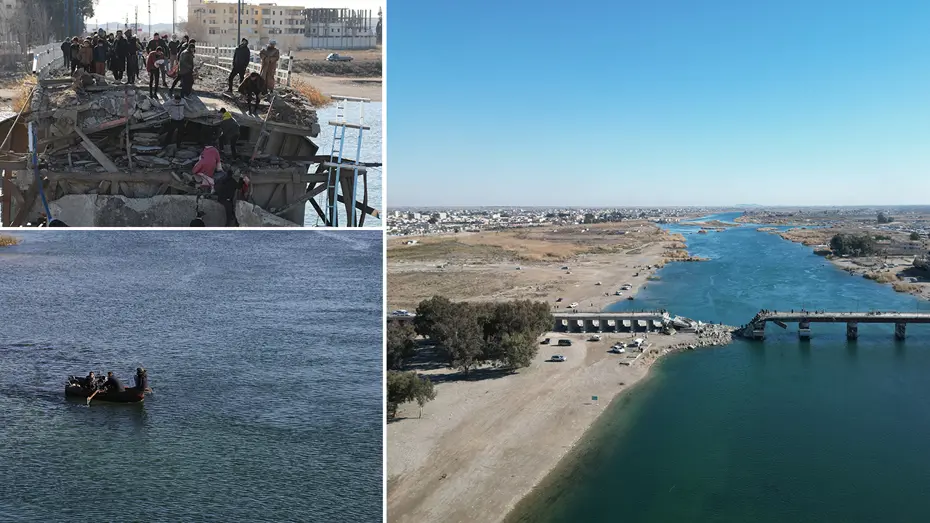 Suriye'de SDG'nin yarattığı tahribat görüntülendi