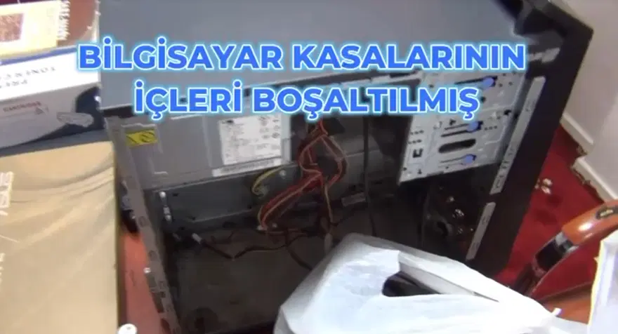 BİLGİSAYAR KASALARINI KAÇIRMIŞLAR 1 BİLGİSAYAR KASALARINI KAÇIRMIŞLAR 1