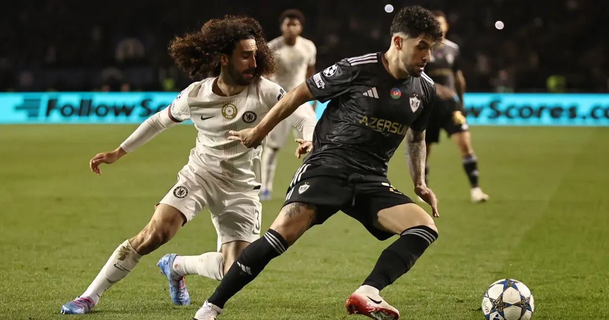 Karabağ, Chelsea karşısında galibiyeti kaçırdı