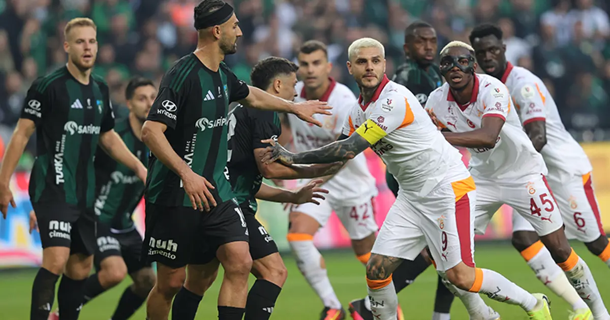 Galatasaray bu sezon bir ilki yaşadı: 19 maçlık seri, Kocaeli'de bitti