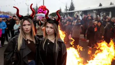 Kırklareli'nde bin yıllık gelenek "Koleda" başladı