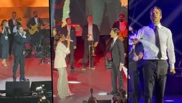 İstanbul'da Konstantinos Argiros rüzgarı. Sıla ile düeti geceye damga vurdu