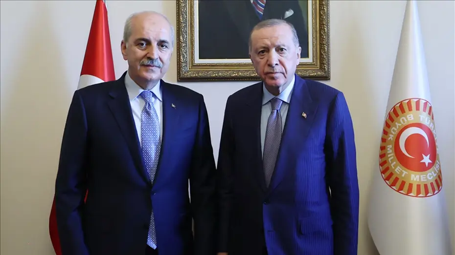 Meclis'te önemli zirve: Erdoğan, Kurtulmuş ile görüşüyor
