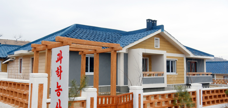 Kuzey Kore'de devlet, tarım işçilerine ücretsiz ev dağıttı