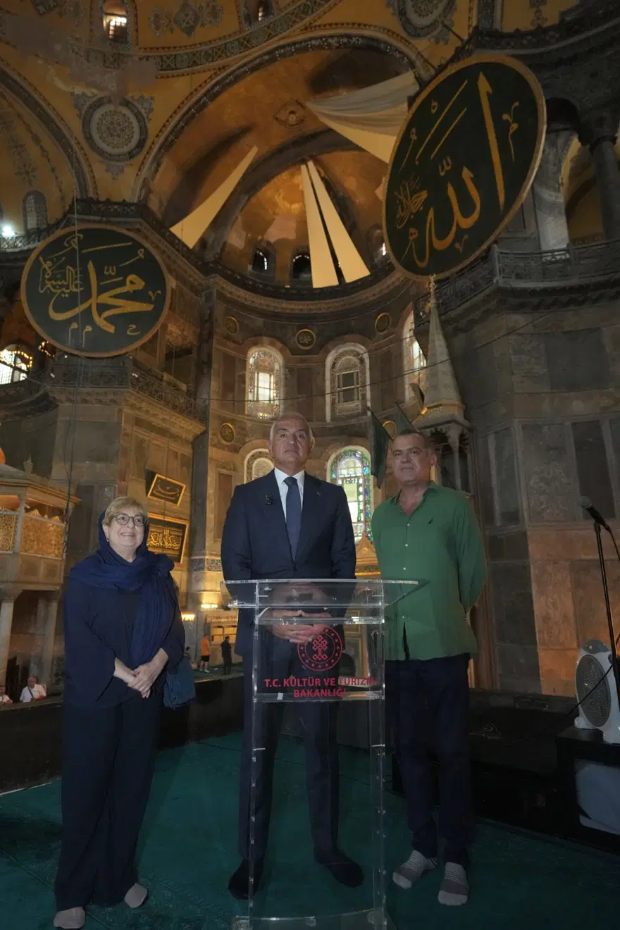 AYASOFYA'NIN YER ALTINDA DA RESTORASYON MESAİSİ 7