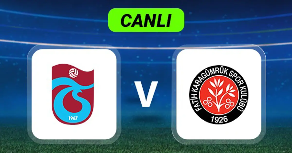 Canlı Anlatım: Trabzonspor-Karagümrük maçı
