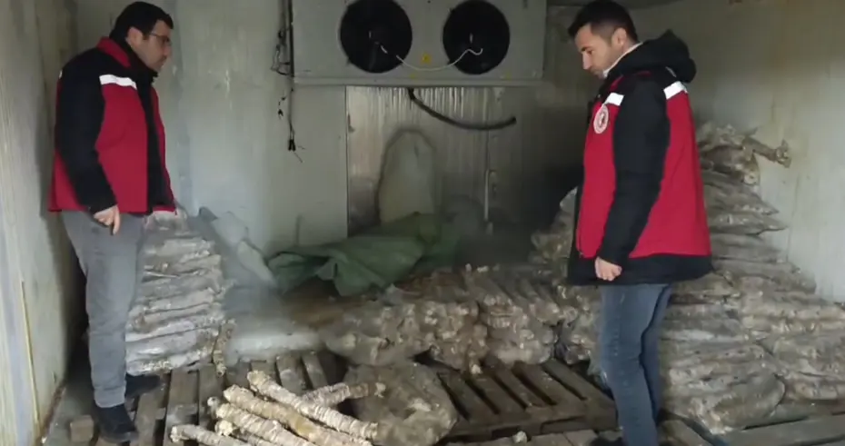 Manisa’da değeri 4 milyon lira olan bozulmuş kokoreç ele geçirildi