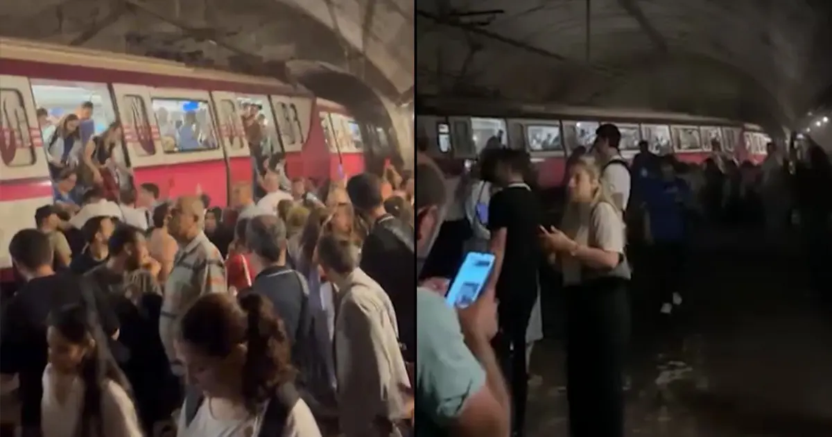 Kadıköy-Sabiha Gökçen Havalimanı metrosu raydan çıktı. Yolcular tünelden tahliye edildi