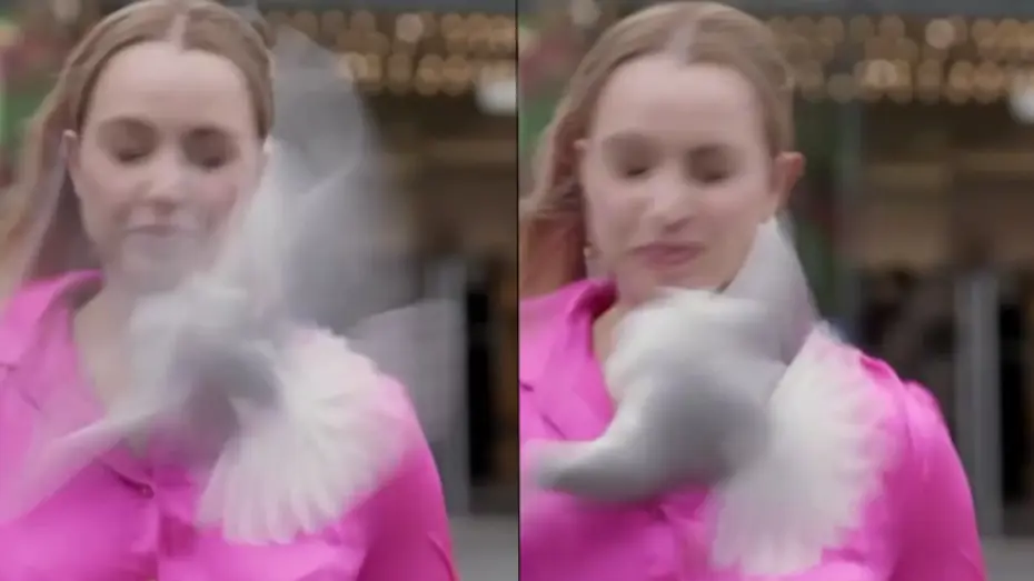 Muhabire kuş çarpınca haber yarıda kaldı