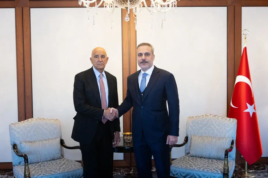 ABD Ankara Büyükelçisi Barrack'tan Dışişleri Bakanı Fidan'a ziyaret