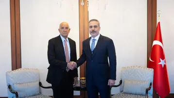 ABD Ankara Büyükelçisi Barrack'tan Dışişleri Bakanı Fidan'a ziyaret