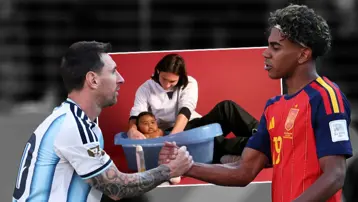 19 yıl önce küvette yıkadığı bebek, Messi'nin elinden Dünya Kupası'nı aldı