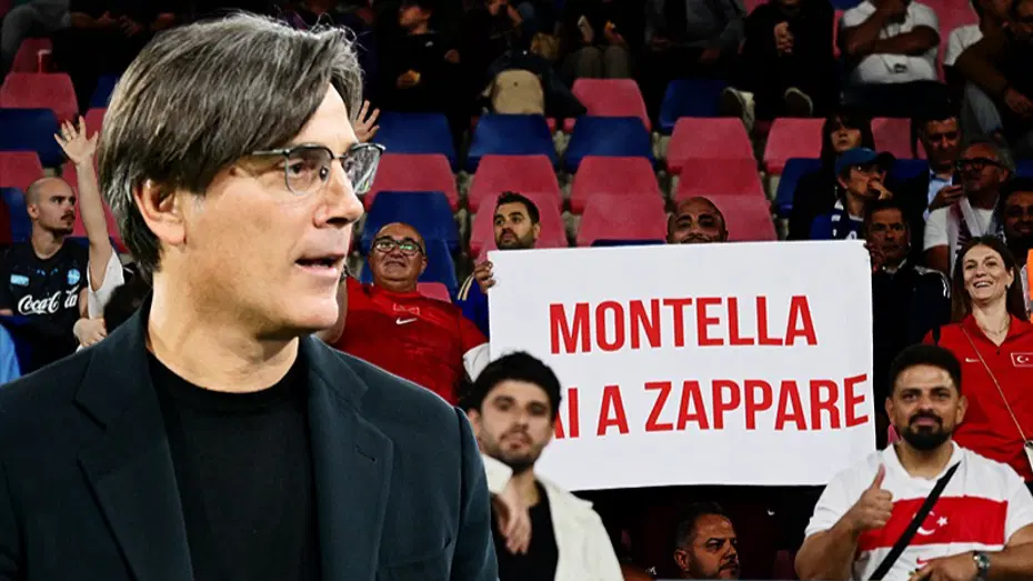 Vincenzo Montella için olay pankart. 