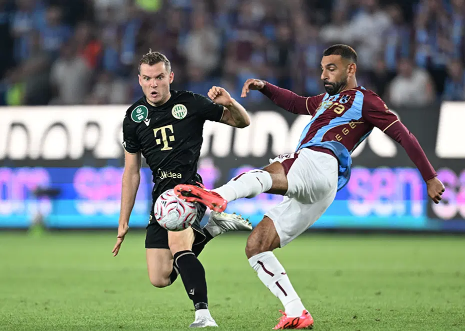 Trabzonspor kaybetti, tur Macaristan'a kaldı. Ferencvaros'a beklenmedik yenilgi