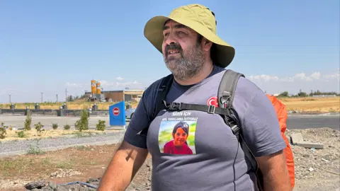 Narin Güran’ın babası Ankara’ya yürümeye başladı
