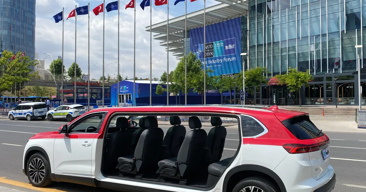 NATO'ya özel Togg limuzin