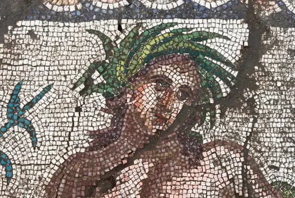 Genç Eurymedon mozaiği ortaya çıkarıldı
