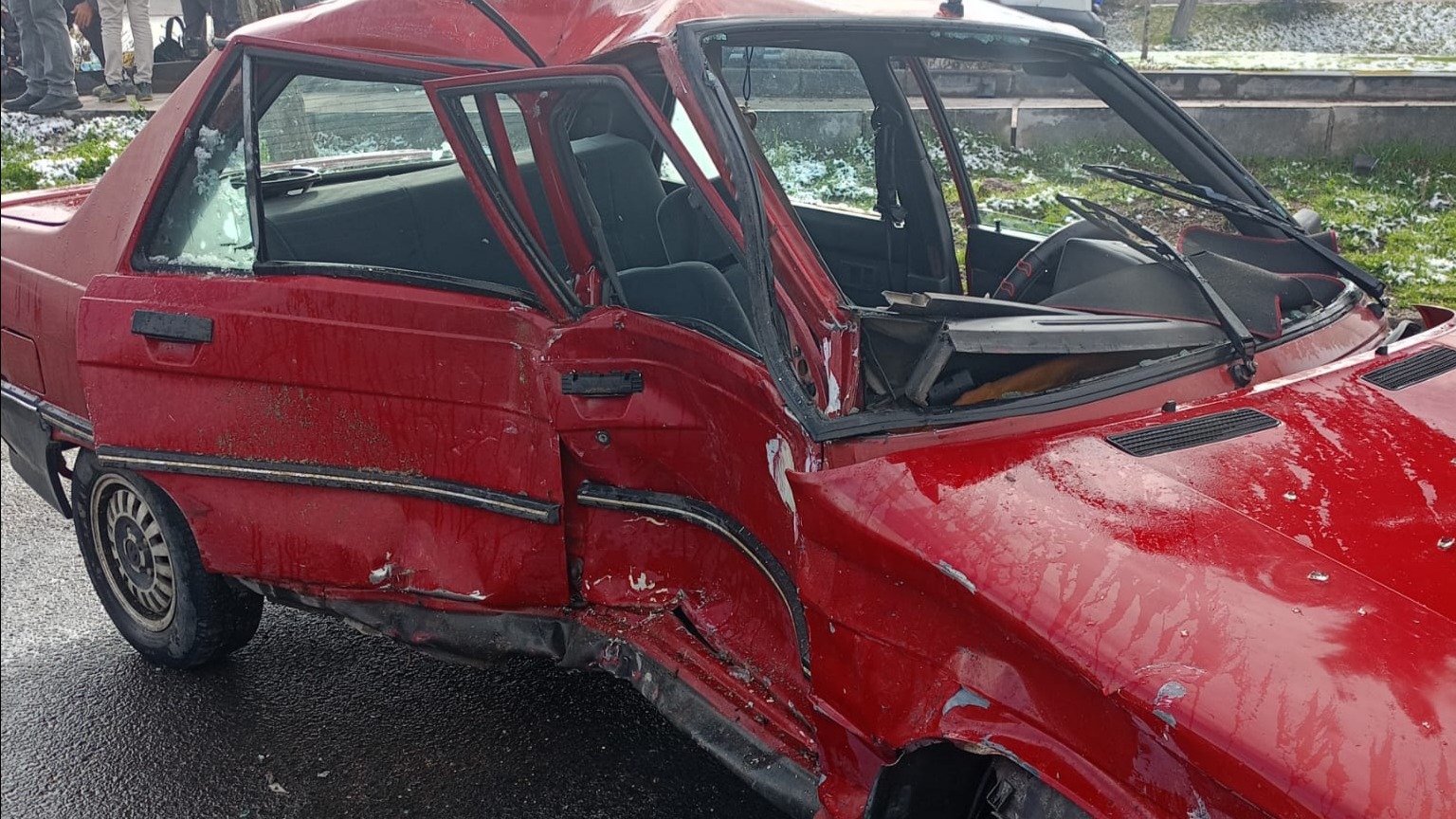 Nevşehir'de otomobiller çarpıştı. 6 yaralı