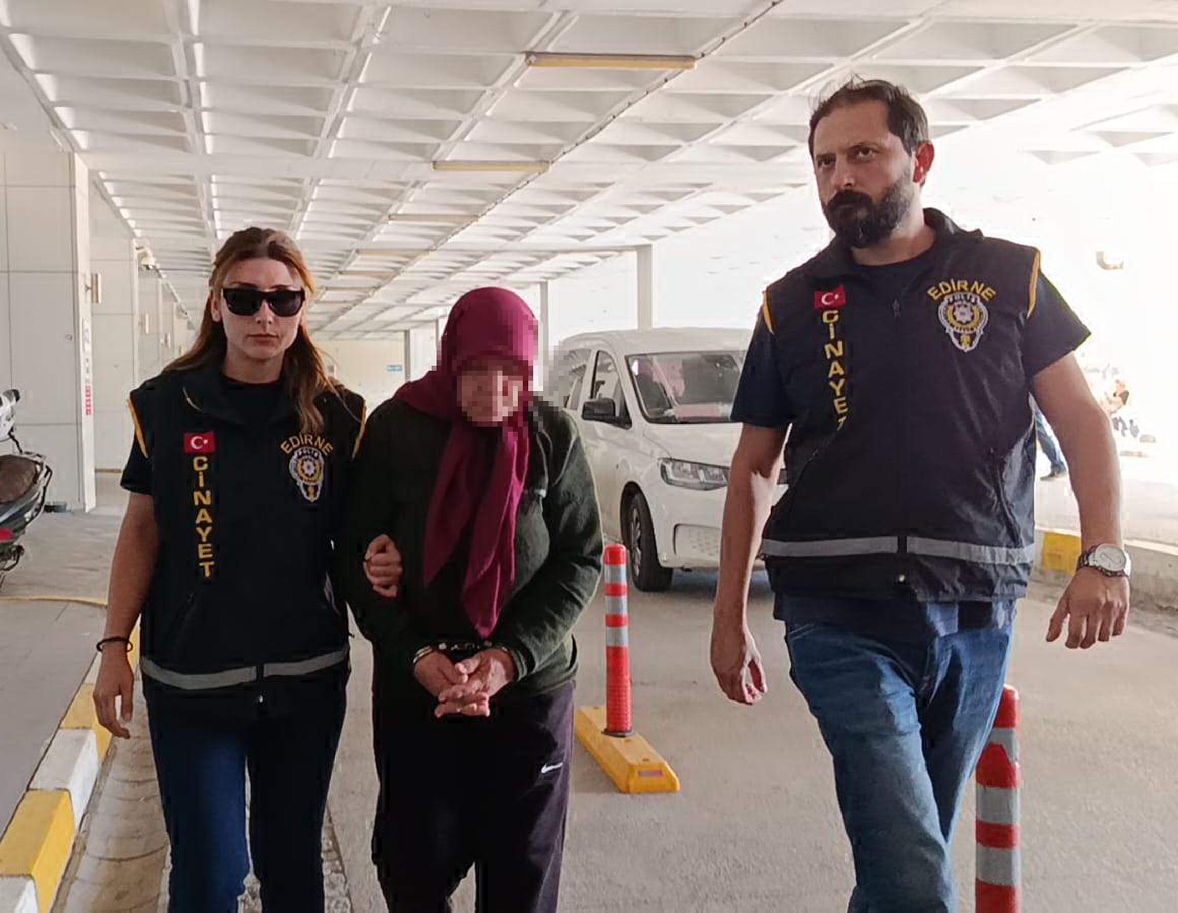 Ölümü şüpheli bulunmuştu. Eşi Yunanistan sınırında yakalandı