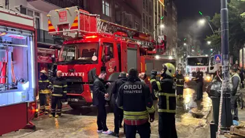 Ordu’da 4 katlı apartmanın çatısında yangın
