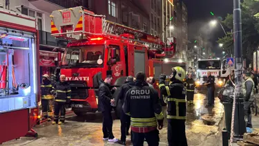 Ordu’da 4 katlı apartmanın çatısında yangın

