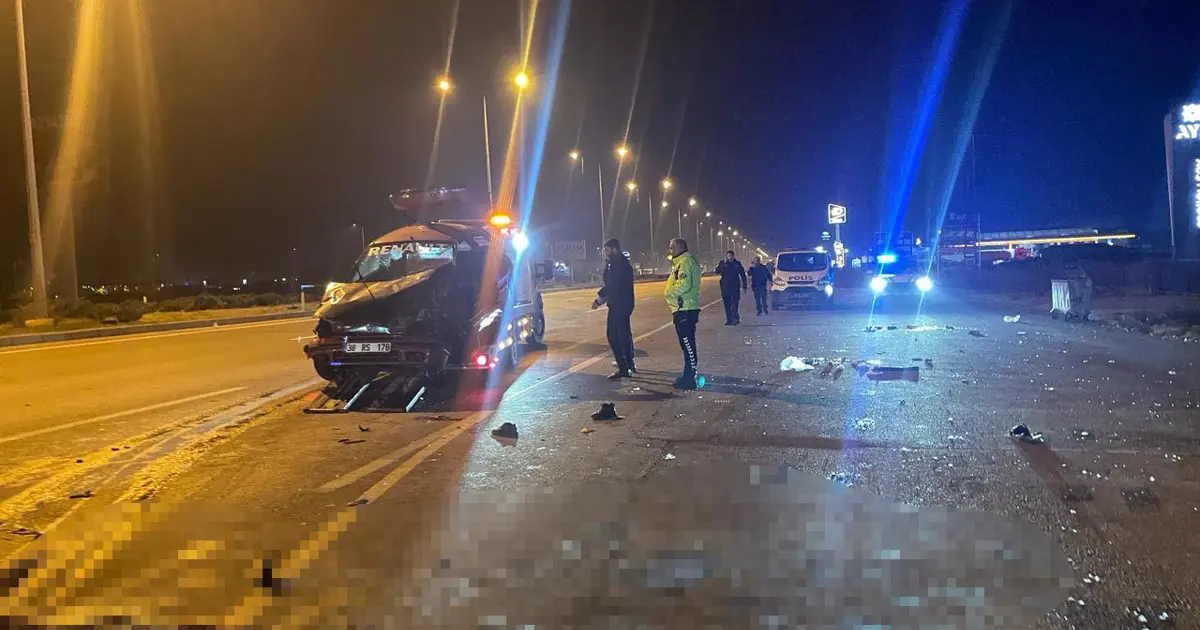 Takla attı, karşı şeride savruldu: 1 ölü, 2 yaralı