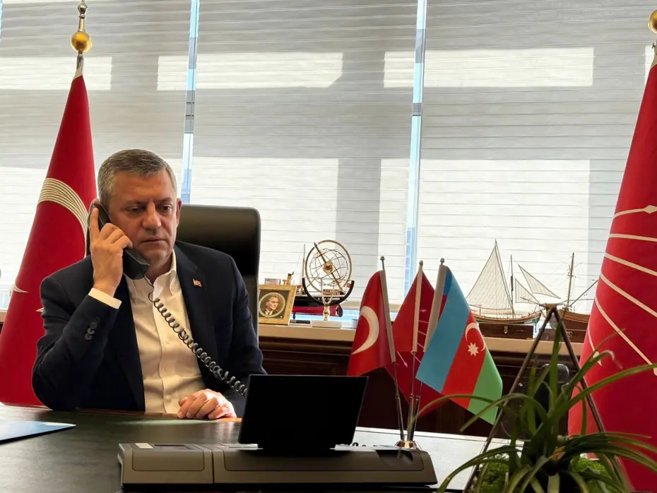 Özgür Özel, Azerbaycan Cumhurbaşkanı Aliyev ile görüştü