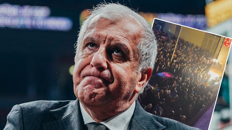 Obradovic gitti, taraftarlar salonu bastı! "Maçı oynatmayız" tehdidi ve antrenman iptali