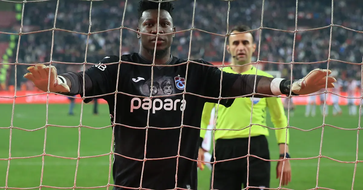 Trabzonspor'da penaltıların kahramanı Onana: "Ben hazır olarak doğdum"