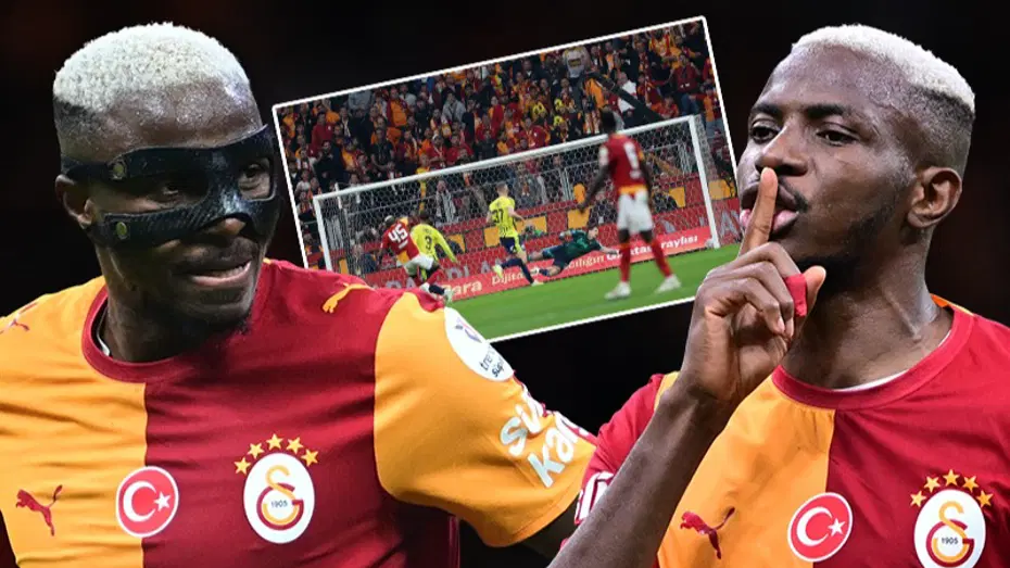 Galatasaraylı Victor Osimhen, bir ülkenin dilinde. 