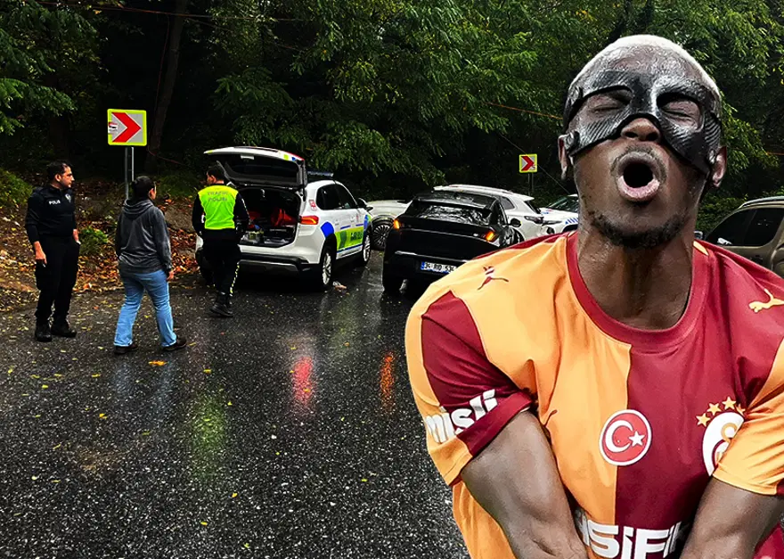 Galatasaray'ın yıldızı Victor Osimhen'in sevgilisi Stefanie Kim Ladewig Eyüpsultan'da kaza yaptı