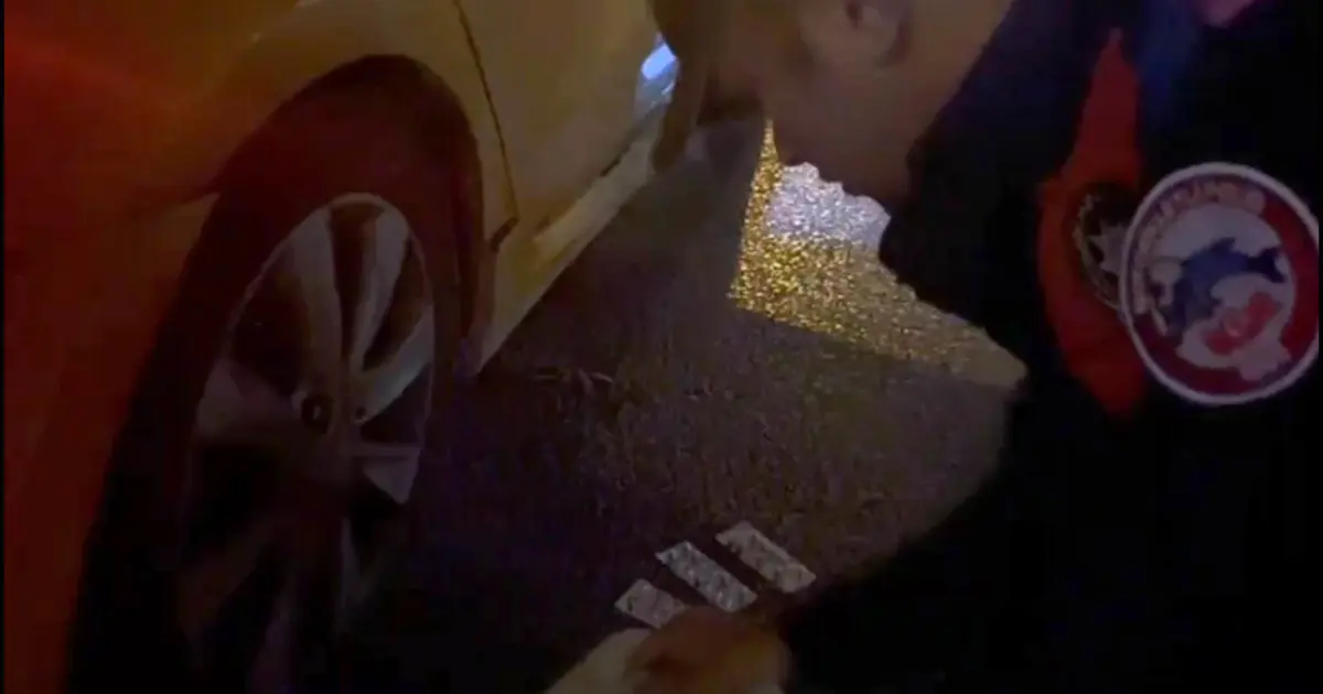 Polisten kaçan takside uyuşturucu bulundu