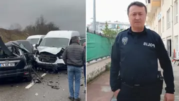 Polis memuru emekliliğine 4 gün kala kazada hayatını kaybetti