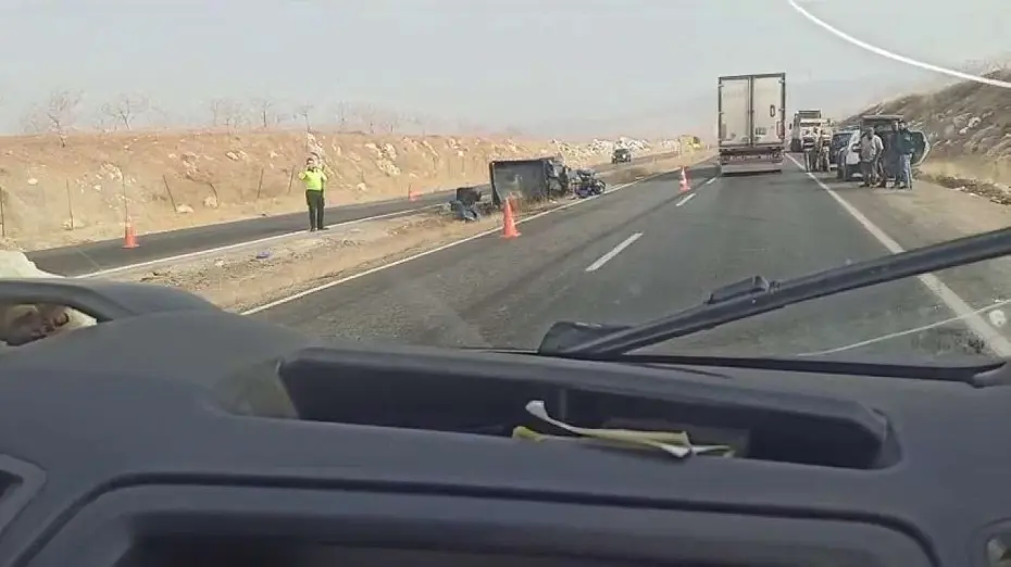 Siirt'te patpat devrildi: 1 yaralı