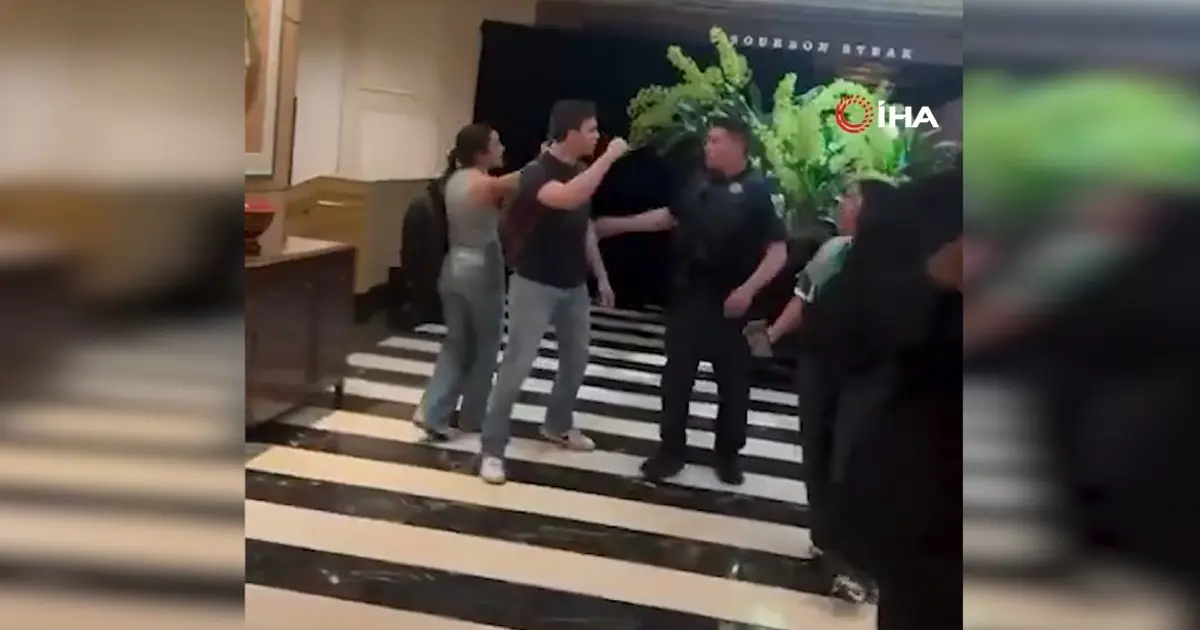 ABD'de protestoculardan Netanyahu'nun yemek yediği otele baskın