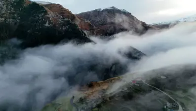 Gümüşhane'nin saklı cenneti: Santa Harabeleri'nde sonbahar manzaraları 