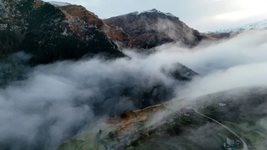 Gümüşhane'nin saklı cenneti: Santa Harabeleri'nde sonbahar manzaraları 