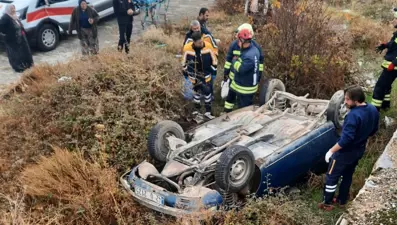 Şarampole yuvarlandı, yaşamını yitirdi