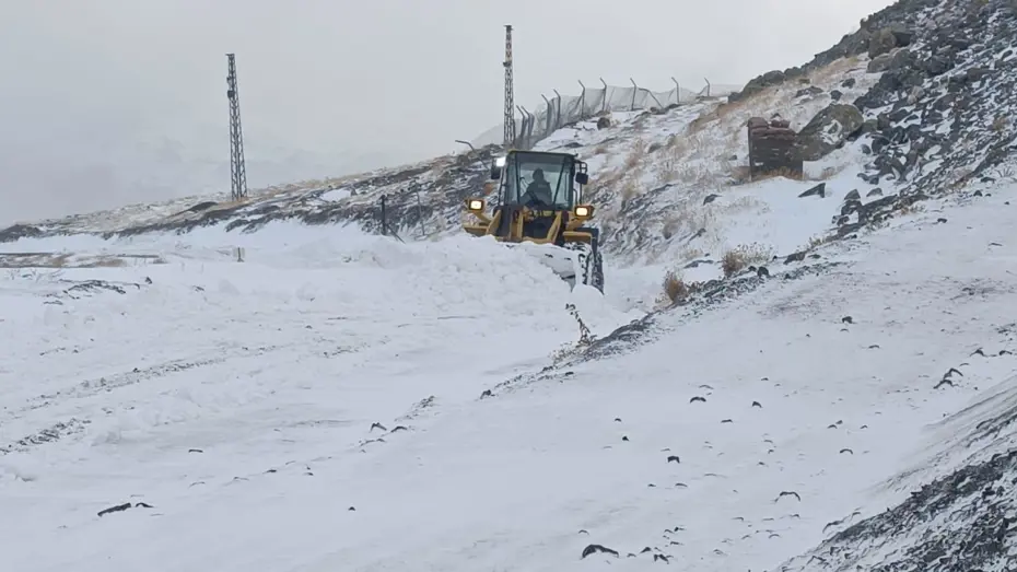Şırnak'ta kar yağışı etkili oldu