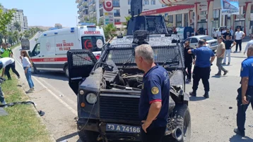 Şırnak'ta zırhlı araç takla attı. 2 polis yaralı