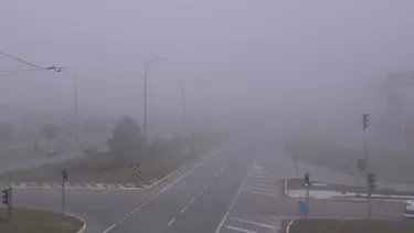 Sivas'ta yoğun sis: Görüş mesafesi 20 metreye düştü