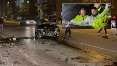 Kaza yapan şoförden polise tehdit. "Sana gerekeni yapacağım"