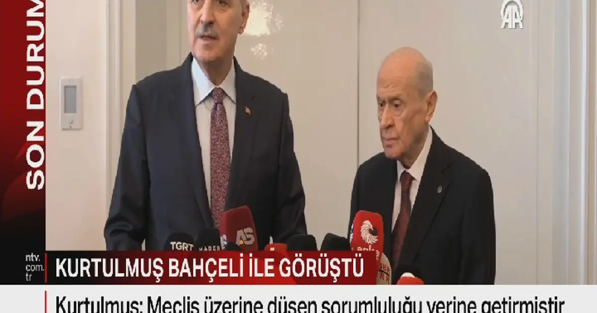 Numan Kurtulmuş: Meclis üzerine düşen sorumluluğu yerine getirmiştir