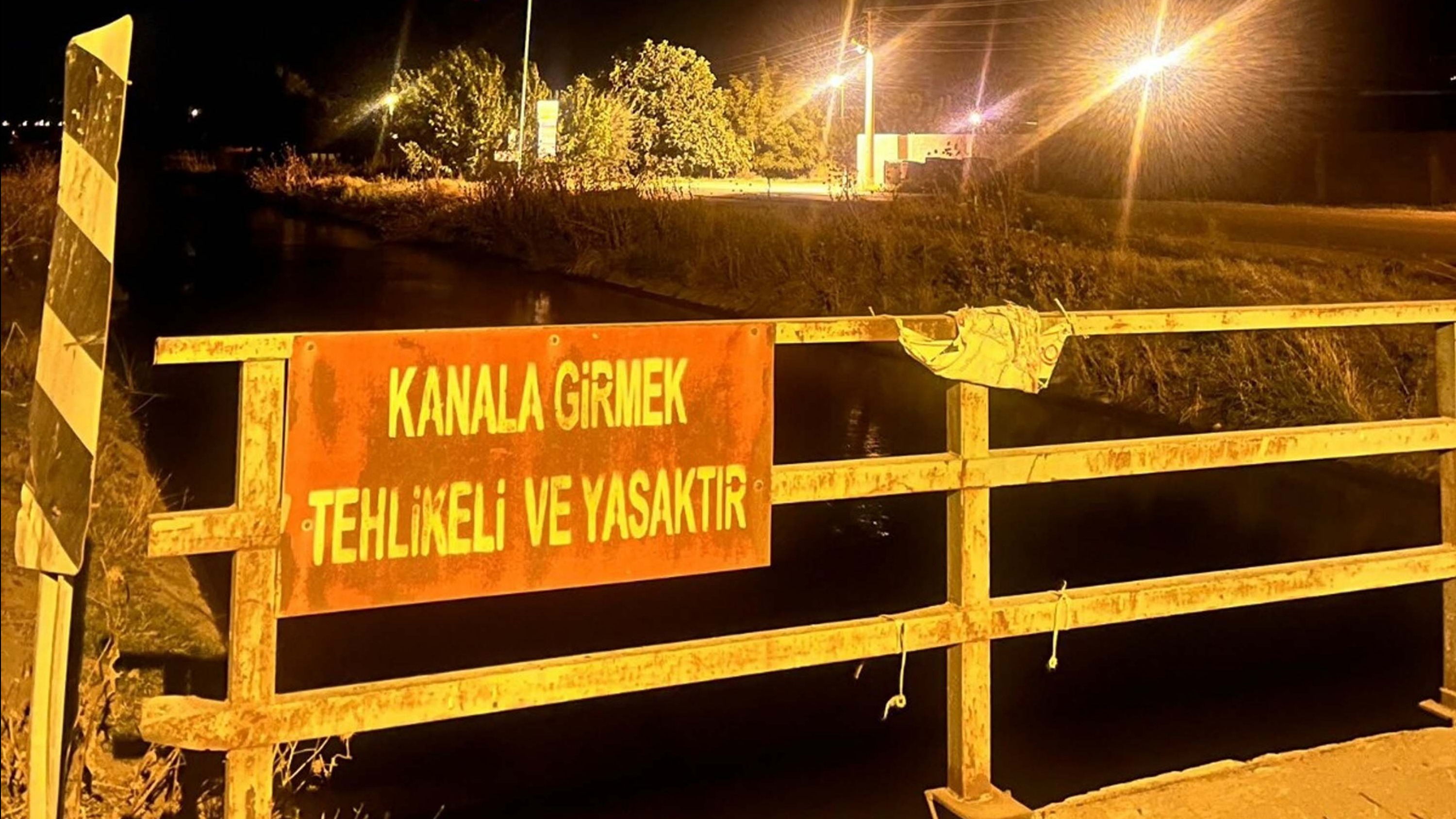 Sulama kanalına uçan motosikletin sürücüsü hayatını kaybetti