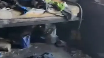Suudi Arabistan'da yangın faciası. Dört Türk işçinin can verdiği ev görüntülendi