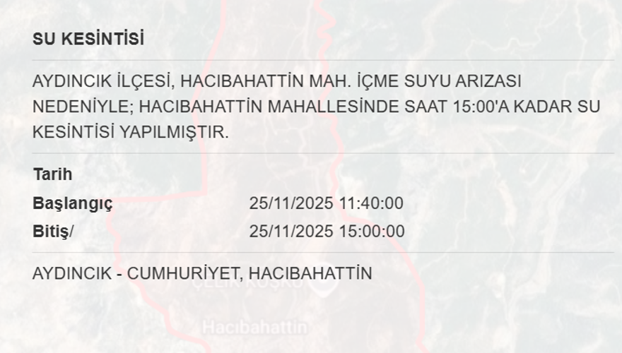 Mersin'in birçok ilçesinde su kesintisi yaşanacak: 8 saat sürecek (25 Kasım MESKİ su kesintisi programı) 5
