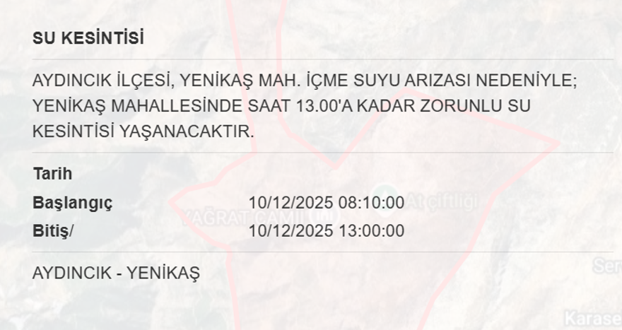 Mersin'de 13 saat su kesintisi yaşanacak, o ilçede oturanlar dikkat (10 Aralık MESKİ su kesintisi) 3 Mersin'de 13 saat su kesintisi yaşanacak, o ilçede oturanlar dikkat (10 Aralık MESKİ su kesintisi) 3