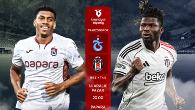 Trabzonspor-Beşiktaş derbi maçı ne zaman, saat kaçta ve hangi kanalda? Süper Lig'de derbi günü